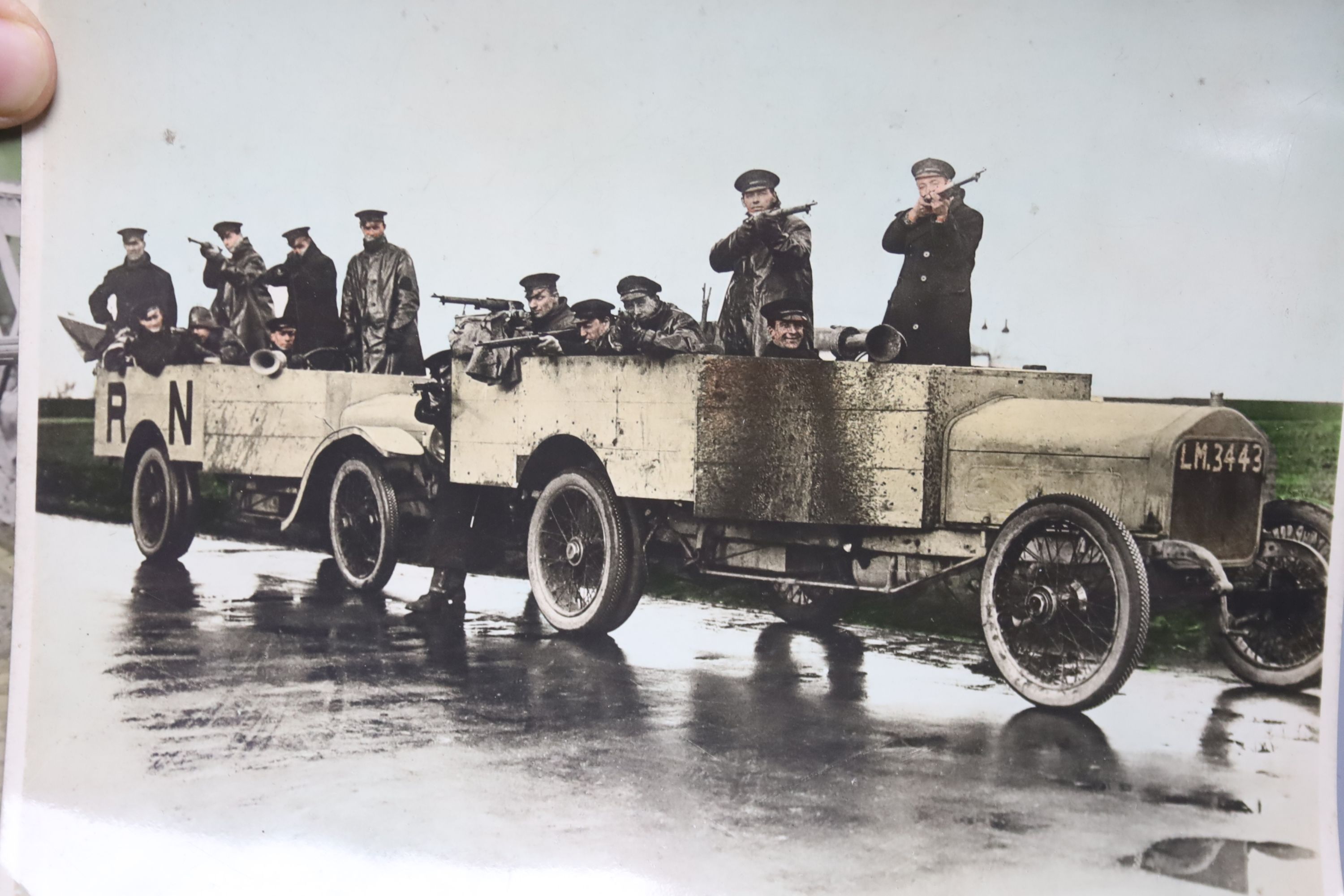 A group of WWI photos and a camera